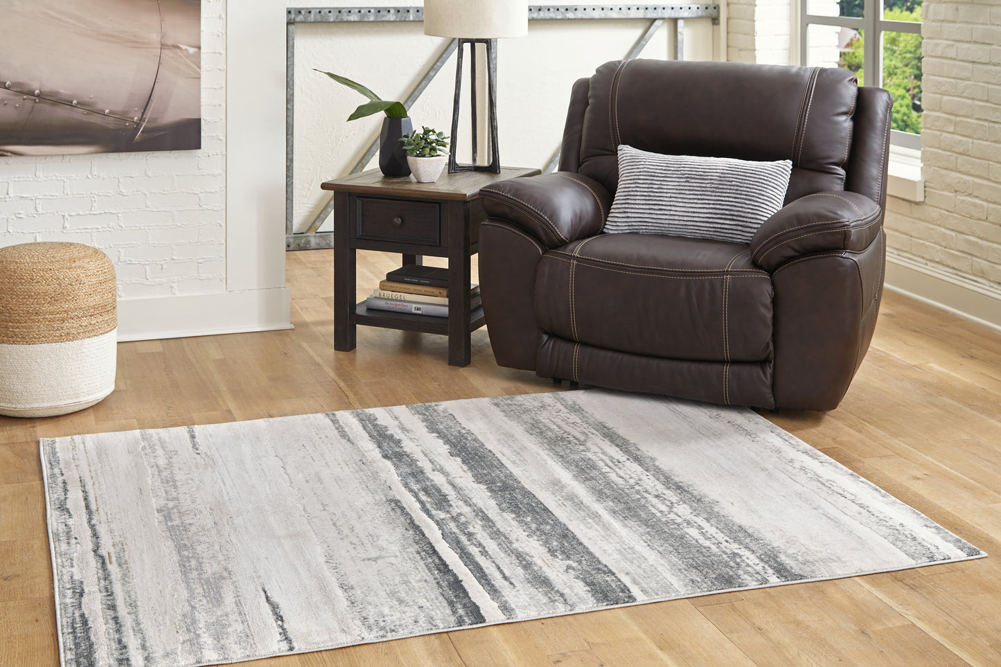 Haines Furniture Outlet - Ashley Furniture - Abanett Rug - 5'3" x 7'3" Rug / Multi - R403782