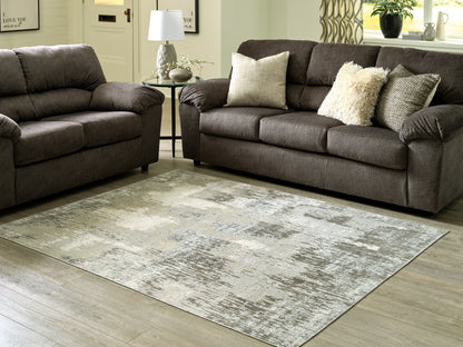 Haines Furniture Outlet - Ashley Furniture - Arriston Rug - 5'3" x 7' Washable Rug / Multi - R405562