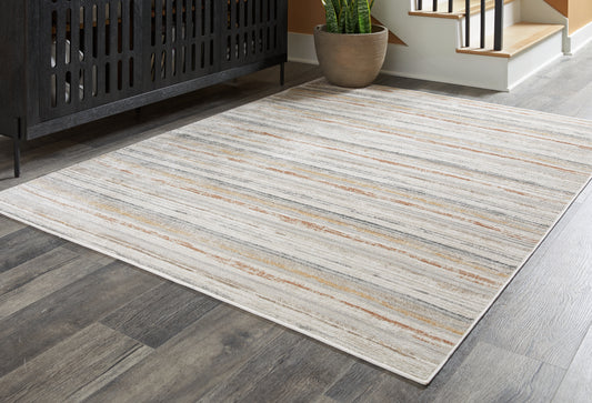 Haines Furniture Outlet - Ashley Furniture - Artney Rug - 5' x 7' Rug / Multi - R407022