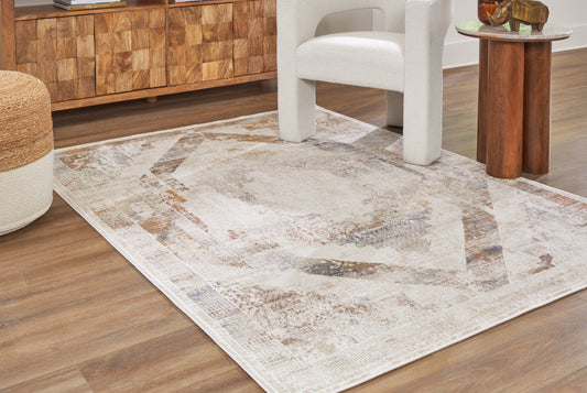 Haines Furniture Outlet - Ashley Furniture - Varnwood Rug - 5' x 7' Rug / Multi - R407032