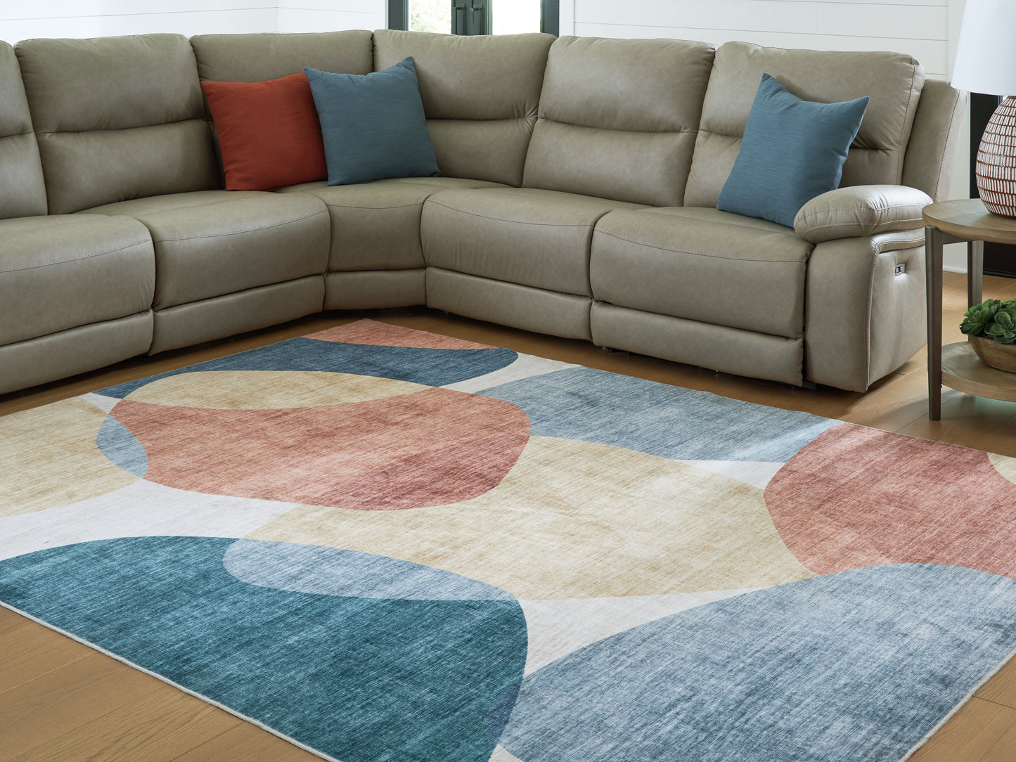 Haines Furniture Outlet - Ashley Furniture - Chanleigh Rug - Washable 7'6" x 9'6" Area Rug / Multi - R407371