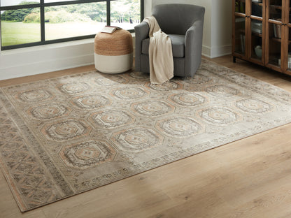 Haines Furniture Outlet - Ashley Furniture - Bachby Rug - 7'10" x 10' Area Rug / Multi - R407681