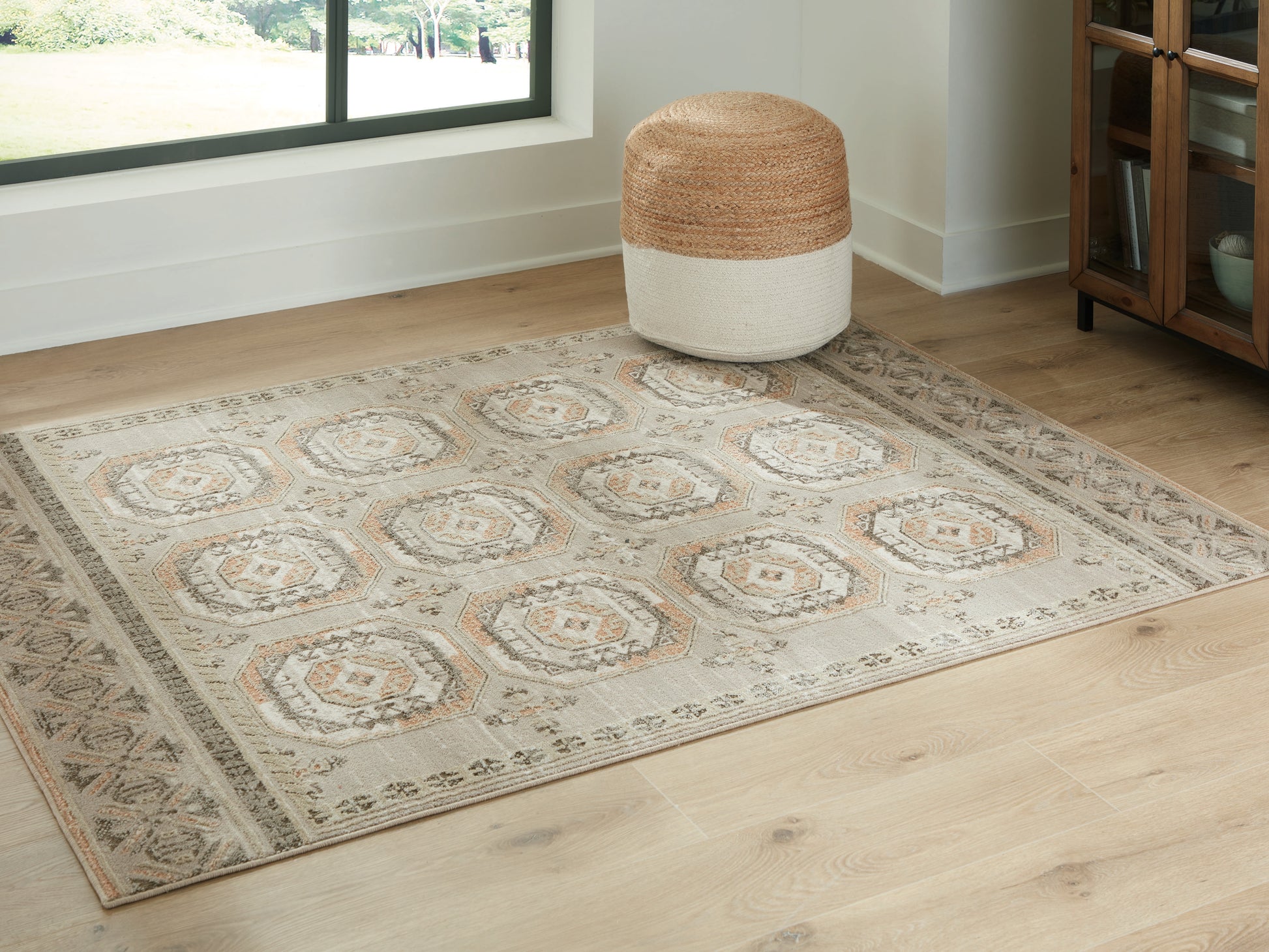 Haines Furniture Outlet - Ashley Furniture - Bachby Rug - 5'3" x 7' Area Rug / Multi - R407682