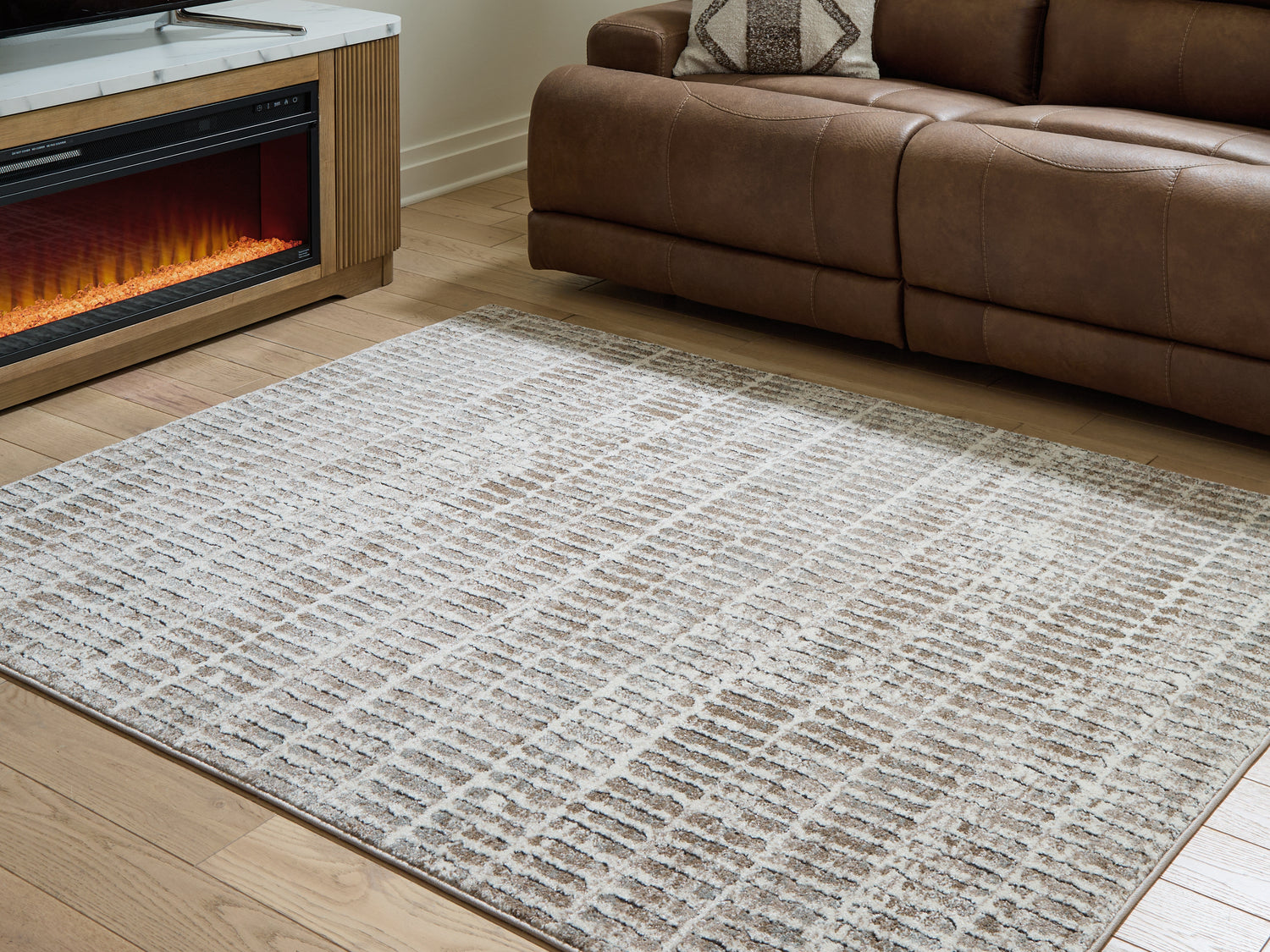Haines Furniture Outlet - Ashley Furniture - Fuadwick Rug - 5'3" x 7' Area Rug / Multi - R407692