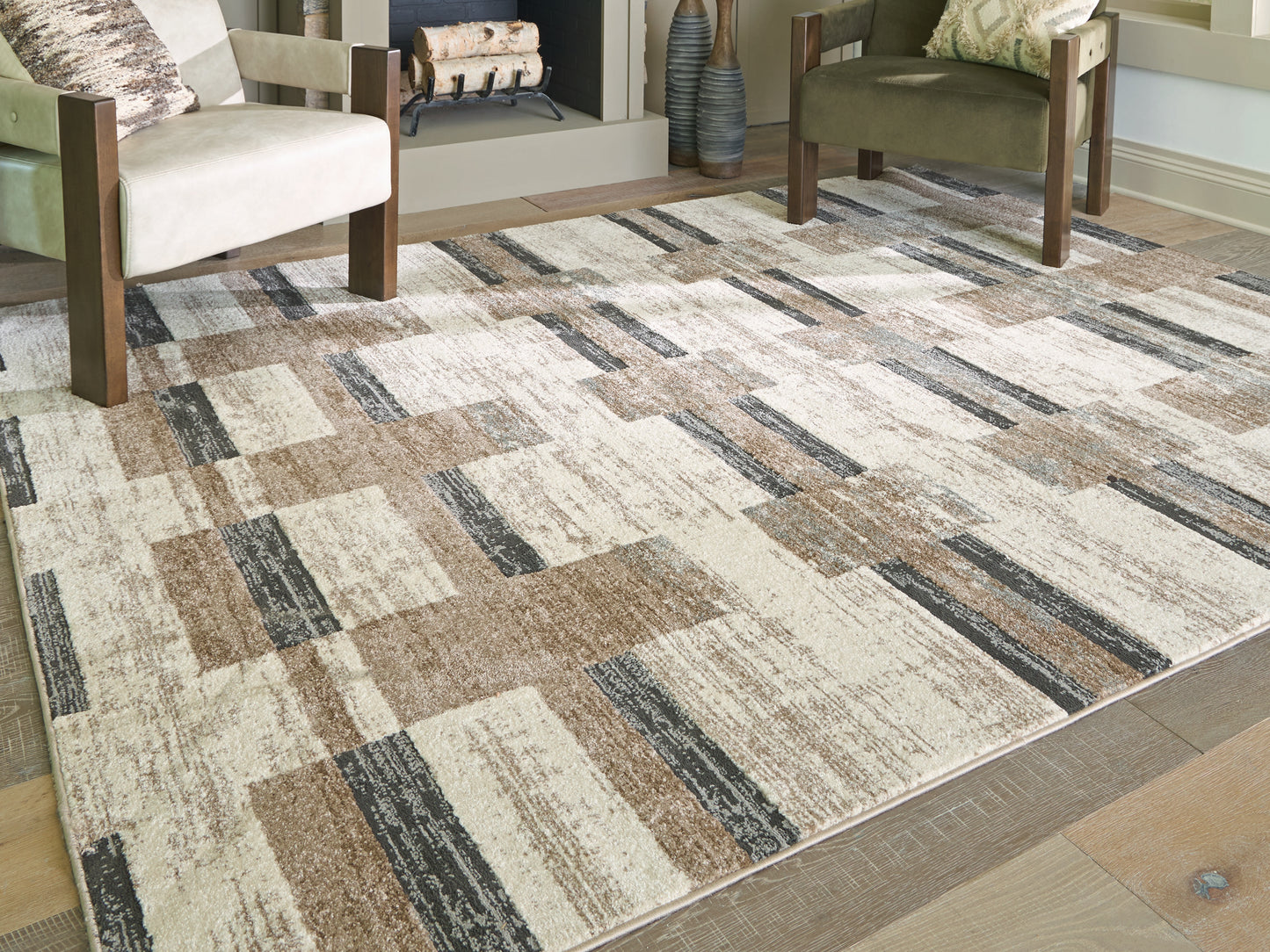 Haines Furniture Outlet - Ashley Furniture - Alstone Rug - 7'10" x 10' Area Rug / Multi - R407731