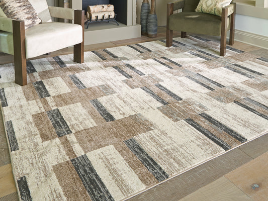 Haines Furniture Outlet - Ashley Furniture - Alstone Rug - 7'10" x 10' Area Rug / Multi - R407731