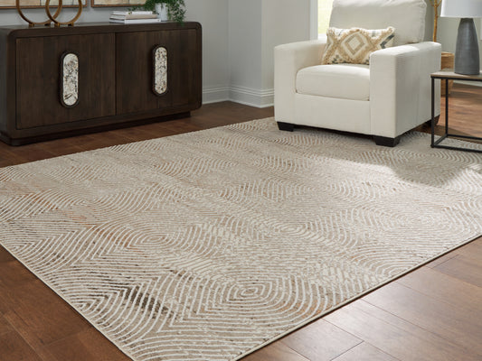 Haines Furniture Outlet - Ashley Furniture - Bachus Rug - 5'3" x 7' Area Rug / Multi - R407752