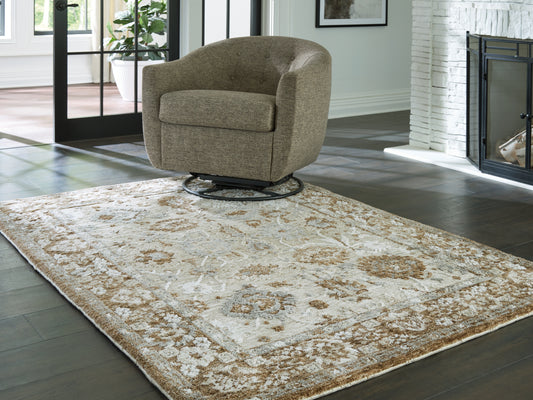 Haines Furniture Outlet - Ashley Furniture - Ainswick Rug - Memory Foam Medium Rug - R407882