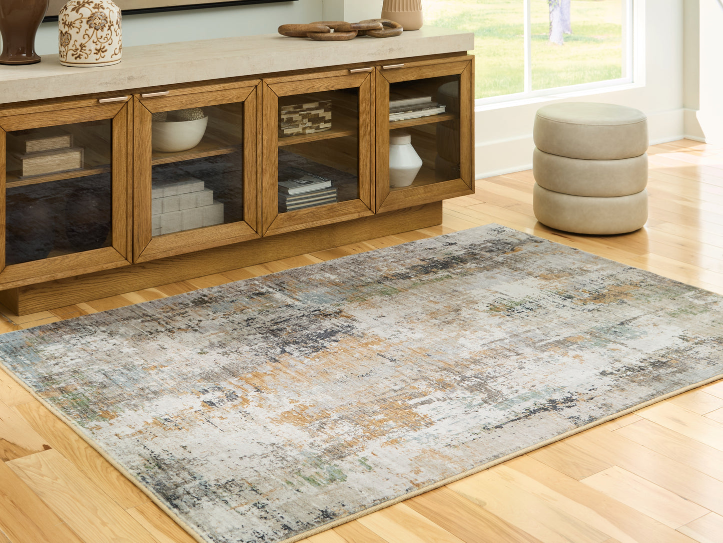 Haines Furniture Outlet - Ashley Furniture - Torinette Rug - Medium Rug / Multi - R408542