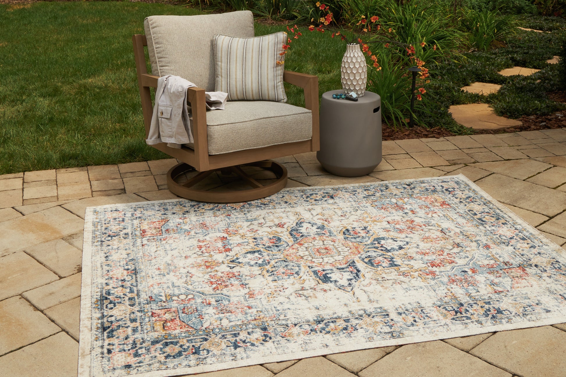 Haines Furniture Outlet - Ashley Furniture - Jarrpage Rug - 8' x 10' Rug / Multi - R900091