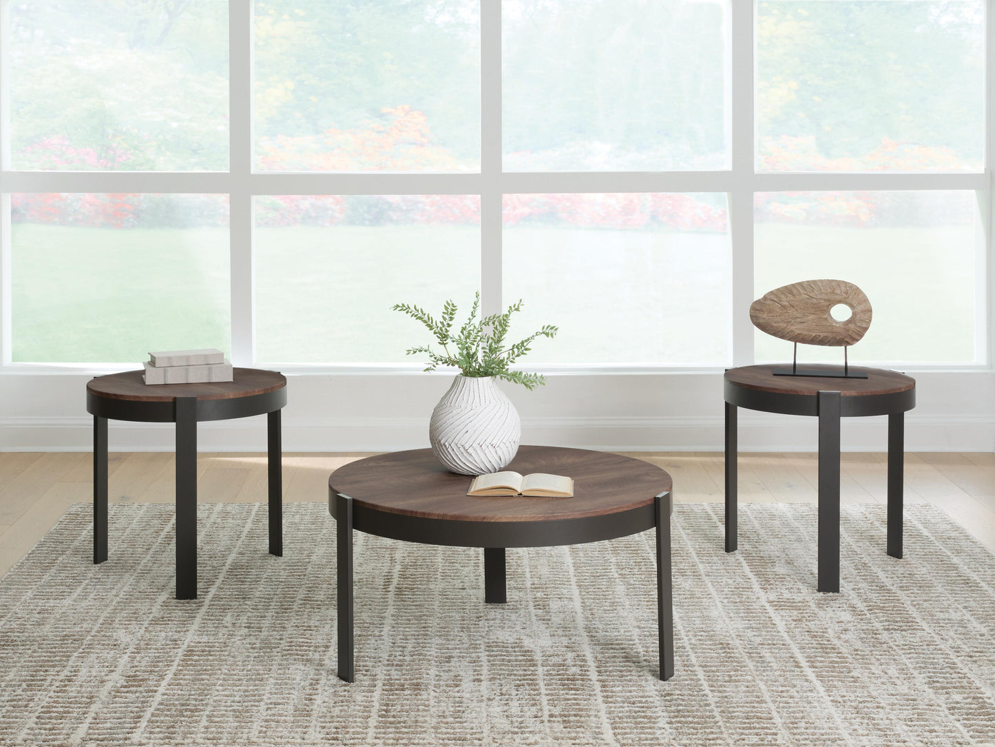 Haines Furniture Outlet - Ashley Furniture - Horizon Hills Table (Set of 3) - Occasional Table Set (3/CN) - T186-13