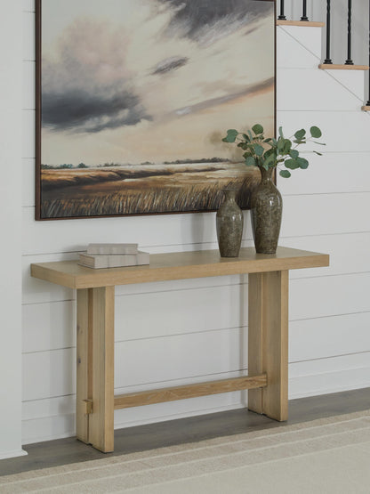 Haines Furniture Outlet - Ashley Furniture - Crendlin Sofa Table - Sofa Table - T537-4