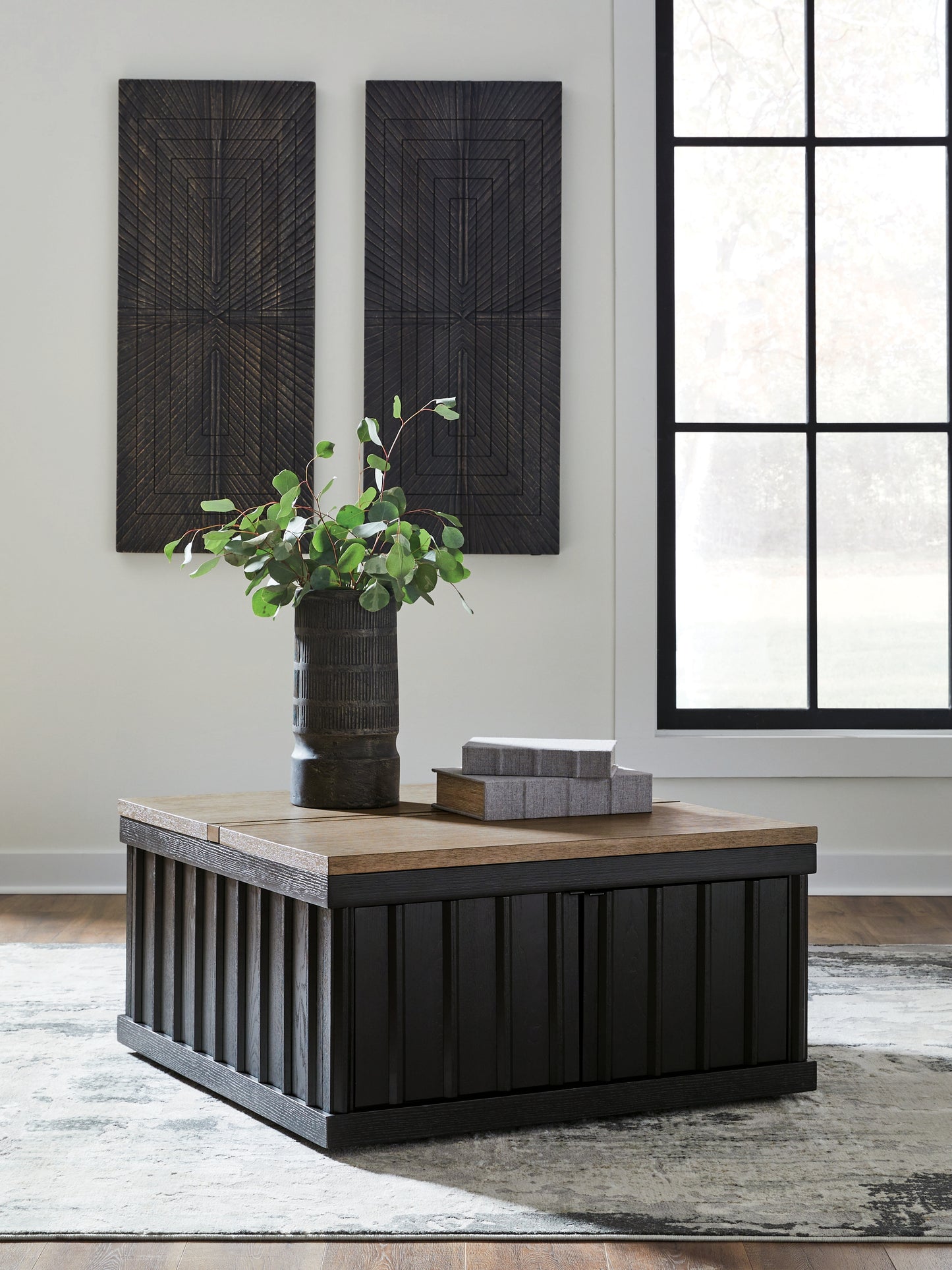 Haines Furniture Outlet - Ashley Furniture - Rylandyn Lift-Top Coffee Table - Lift Top Cocktail Table - T721-00