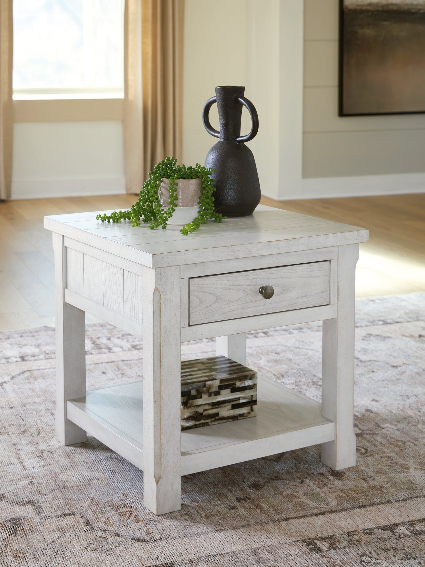 Haines Furniture Outlet - Ashley Furniture - Robbinsdale End Table - Square End Table - T729-2