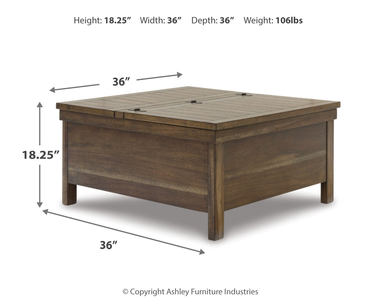 Moriville Lift-Top Coffee Table