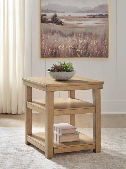 Haines Furniture Outlet - Ashley Furniture - Wittenmyer End Table - Rectangular End Table - T794-3