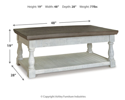 Havalance Lift-Top Coffee Table