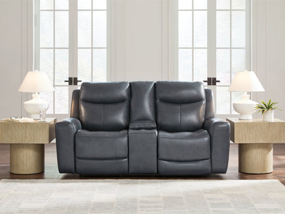 Haines Furniture Outlet - Ashley Furniture - Next Move Living Room - PWR Recliner/ADJ Headrest / Admiral - PCU1210013