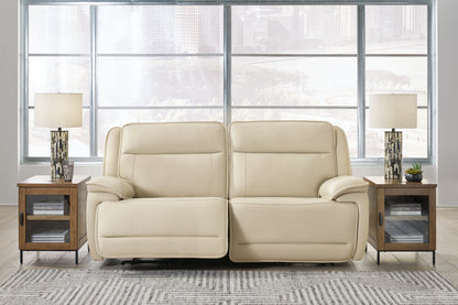 Haines Furniture Outlet - Ashley Furniture - Double Deal Sectional - 4-Piece Reclining Sectional / Almond - U13001S6