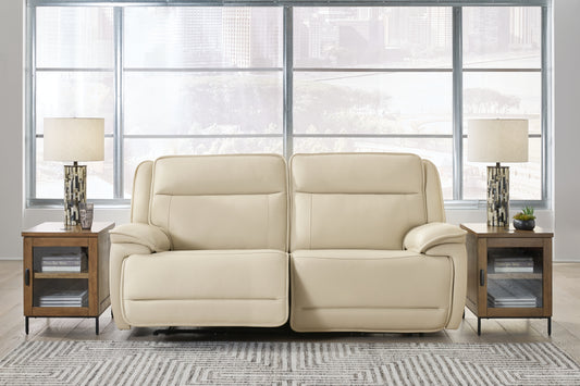 Haines Furniture Outlet - Ashley Furniture - Double Deal Sectional - 4-Piece Reclining Sectional / Almond - U13001S6