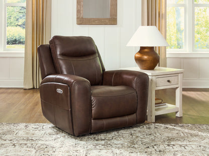 Haines Furniture Outlet - Ashley Furniture - Gravier Living Room - PWR Recliner/ADJ Headrest / Cordova - U1330113