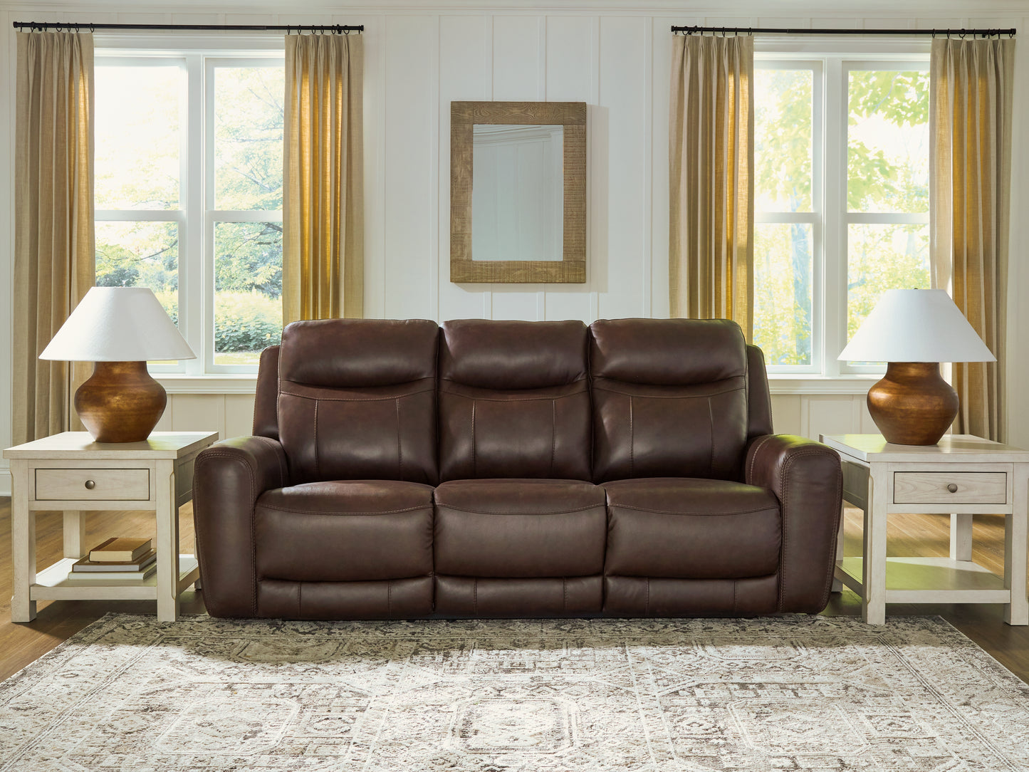 Haines Furniture Outlet - Ashley Furniture - Gravier Living Room - PWR REC Sofa with ADJ Headrest / Cordova - U1330115