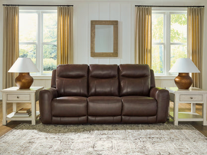 Haines Furniture Outlet - Ashley Furniture - Gravier Living Room - PWR REC Sofa with ADJ Headrest / Cordova - U1330115