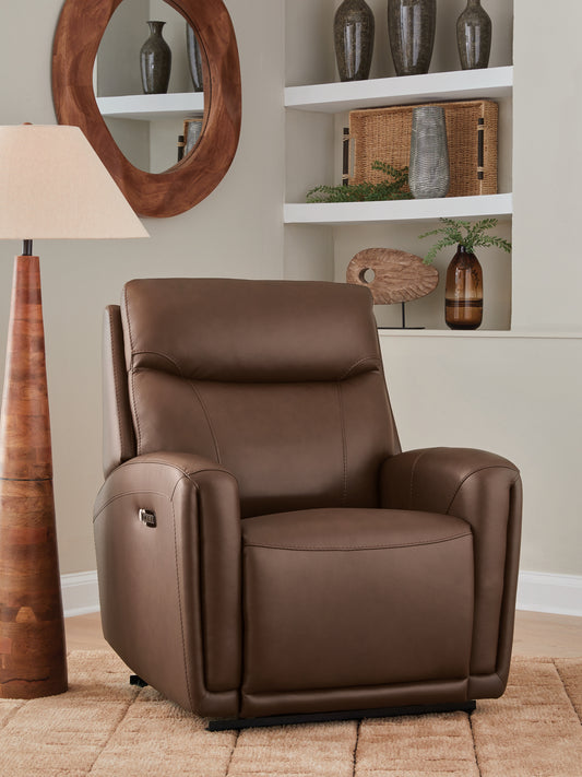 Haines Furniture Outlet - Ashley Furniture - Pincara Living Room - PWR AutoGlide REC/ADJ Headrest - PCU1380242