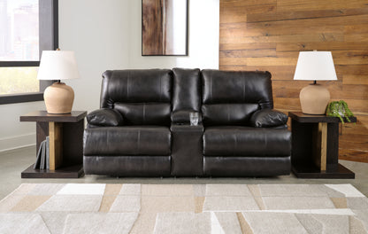 Haines Furniture Outlet - Ashley Furniture - Mountainous Living Room - PWR REC Loveseat/CON/ADJ HDRST / Eclipse - U6580118