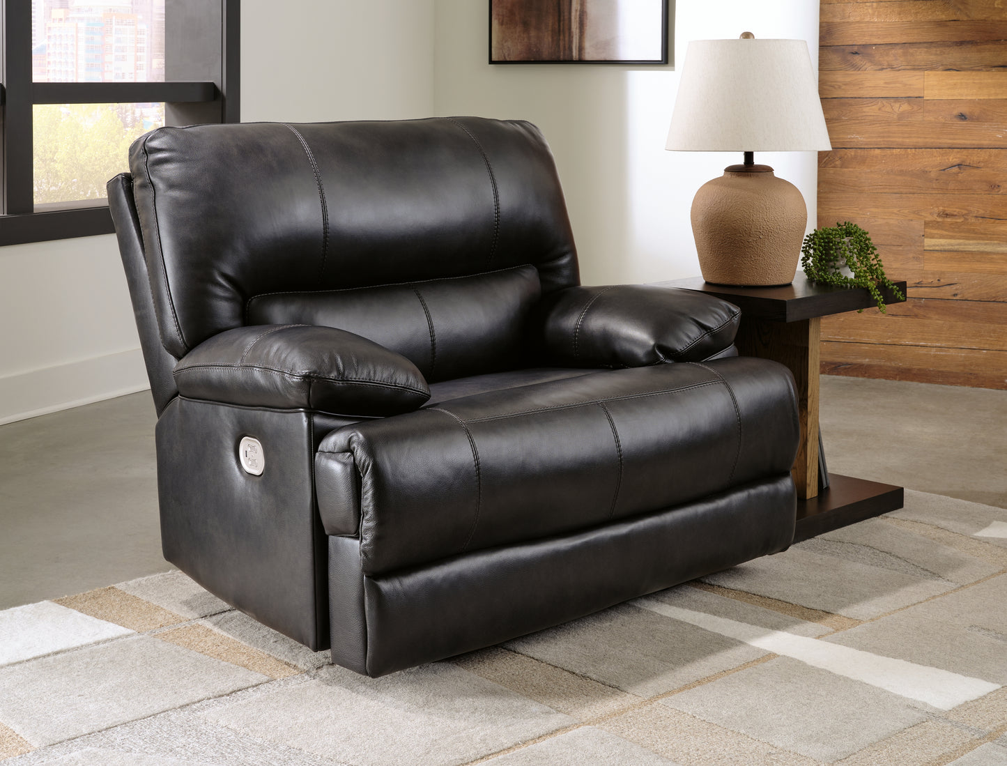 Haines Furniture Outlet - Ashley Furniture - Mountainous Living Room - PWR Recliner/ADJ Headrest / Eclipse - U6580182