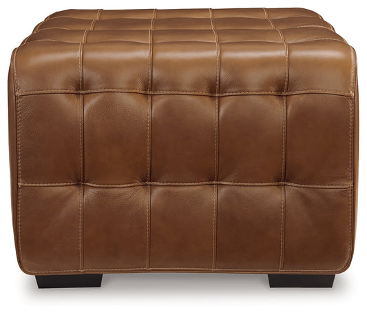 Haines Furniture Outlet - Ashley Furniture - Temmpton Living Room - Oversized Accent Ottoman / Chocolate - U9270808