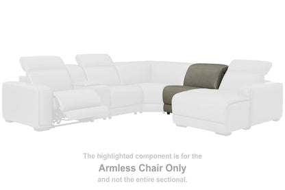 Haines Furniture Outlet - Ashley Furniture - Correze Sectional - Armless Chair / Gray - U9420246