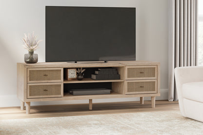 Haines Furniture Outlet - Ashley Furniture - Cielden TV Stand - 72" / Two-tone - W1199-68