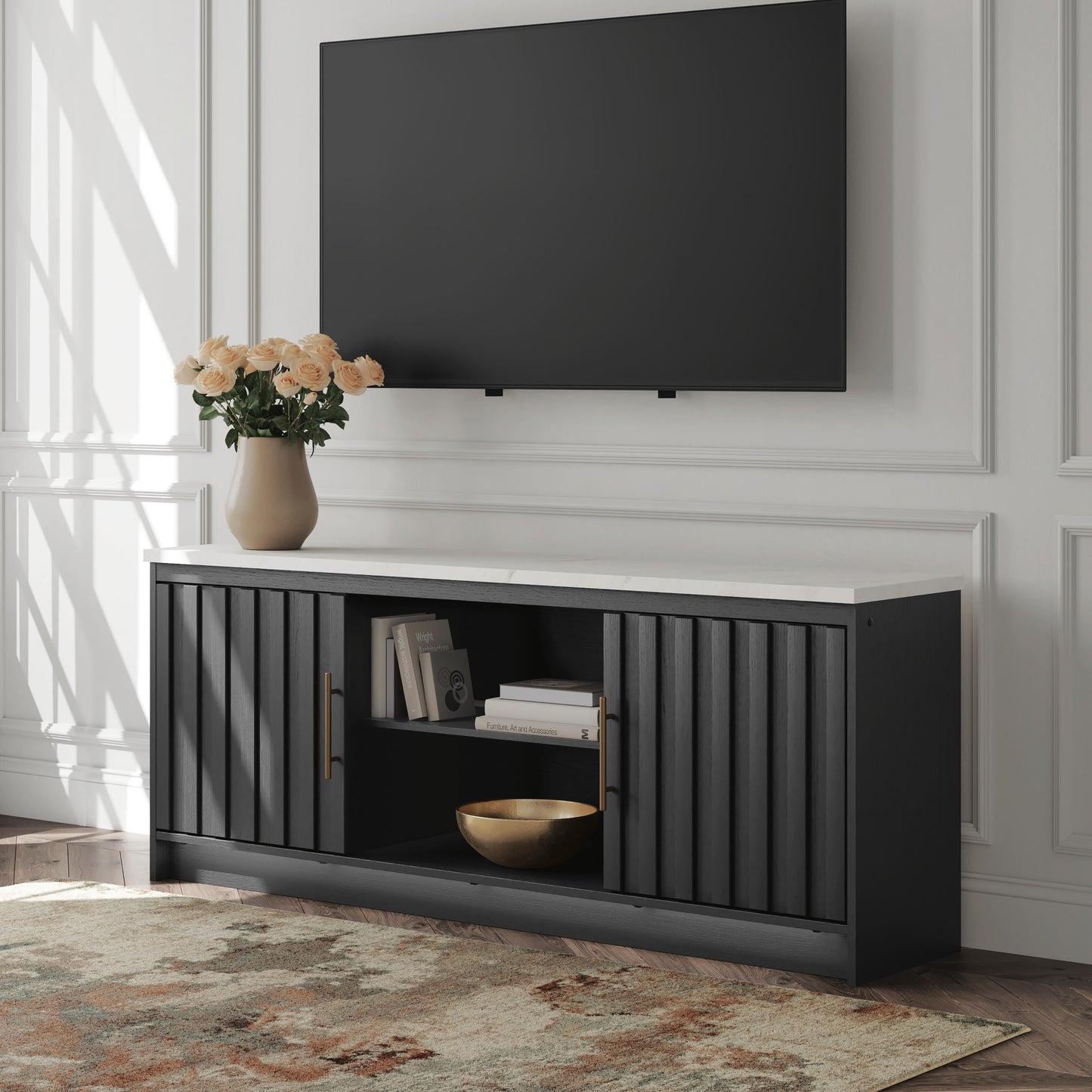 Haines Furniture Outlet - Ashley Furniture - Cadmori TV Stand - 63" - W2616-468