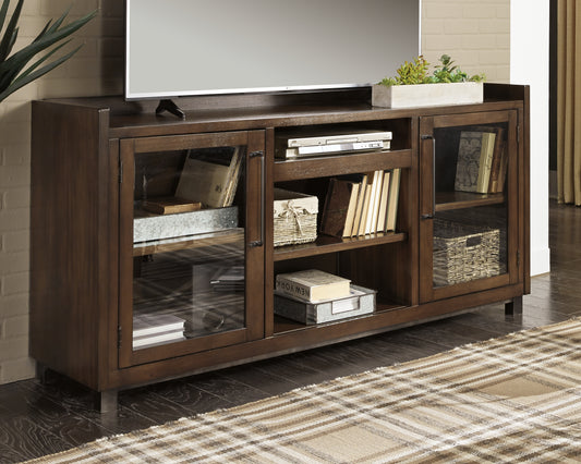 Haines Furniture Outlet - Ashley Furniture - Starmore 70" TV Stand - 70" / Brown - W633-68