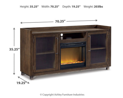 Starmore 70" TV Stand with Electric Fireplace