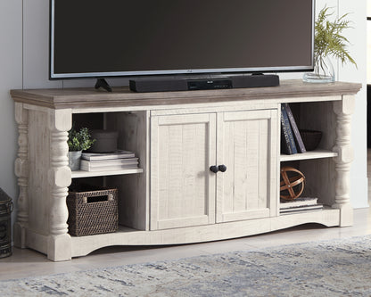Haines Furniture Outlet - Ashley Furniture - Havalance 67" TV Stand - 67" / Two-tone - W814-30