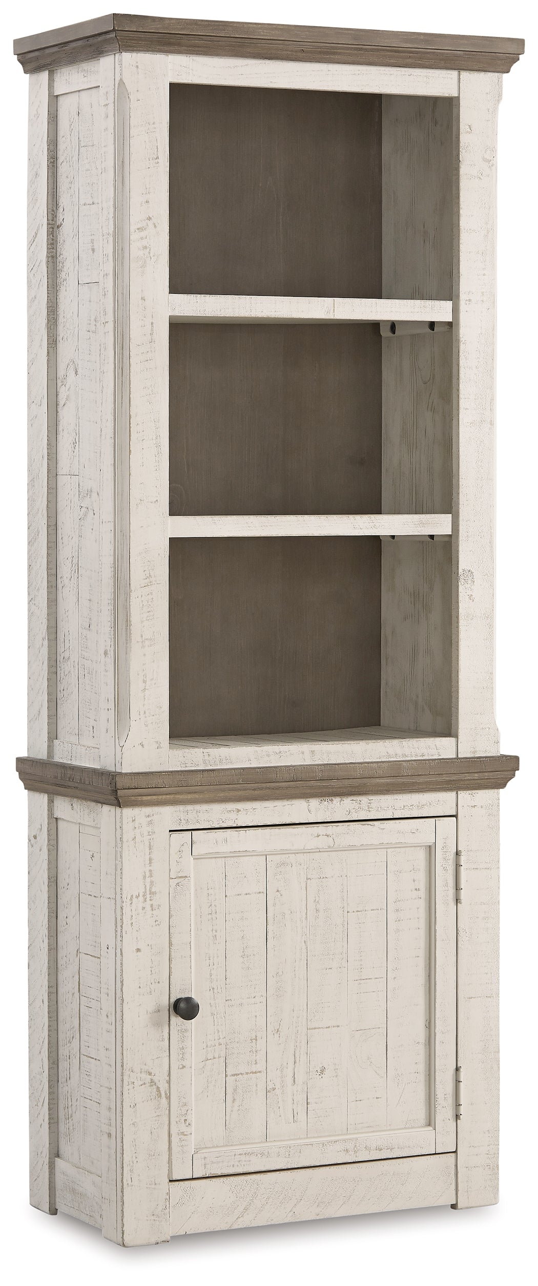 Haines Furniture Outlet - Ashley Furniture - Havalance Right Pier Cabinet - Right Pier Cabinet / Two-tone - W814-34