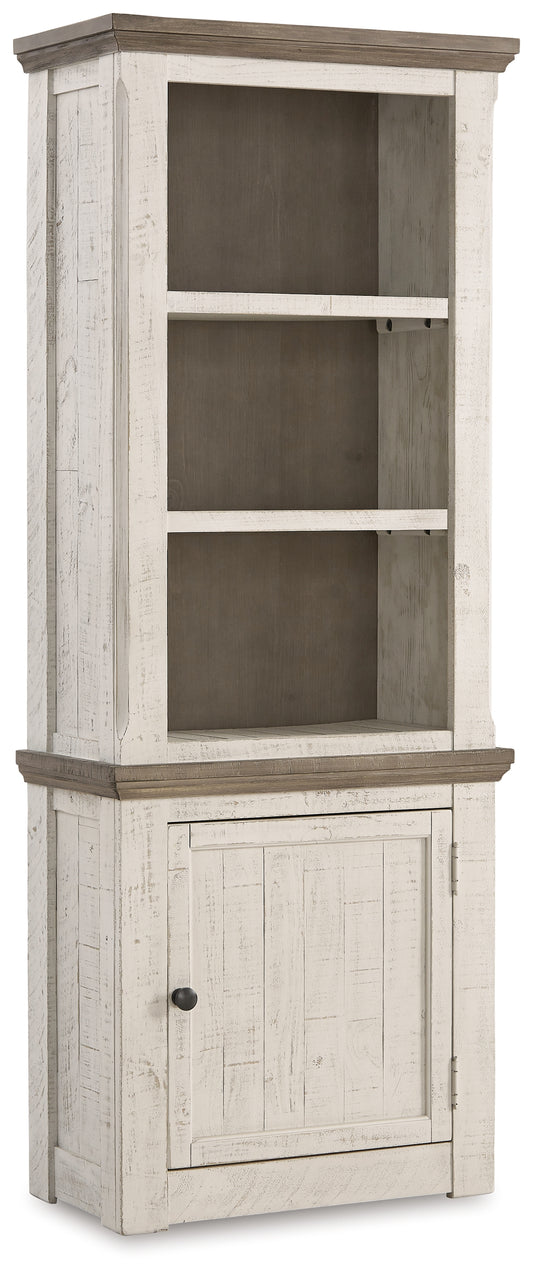 Haines Furniture Outlet - Ashley Furniture - Havalance Right Pier Cabinet - Right Pier Cabinet / Two-tone - W814-34